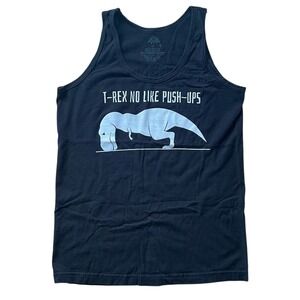 T-Rex no like push-ups workout tank‎ - Men's S